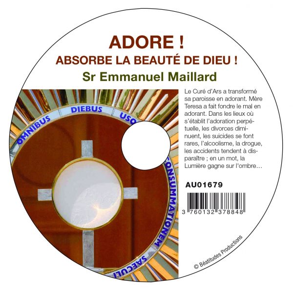 Adore ! Absorbe la beauté de Dieu ! – CD