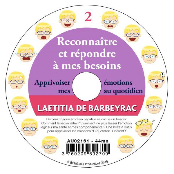 Reconnaître et répondre à mes besoins – CD