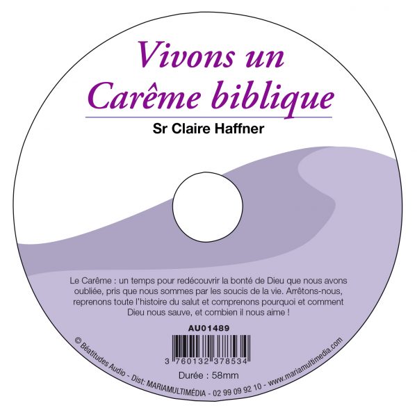 Vivons un Carême biblique ! – CD