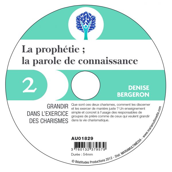 La prophétie, la parole de connaissance – CD