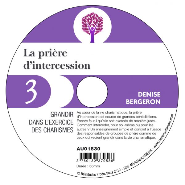 La prière d’intercession – CD