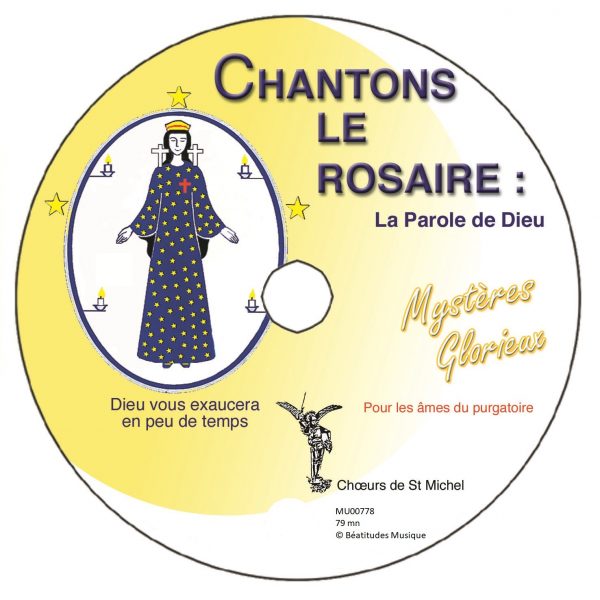 Chantons le rosaire, mystères glorieux – CD