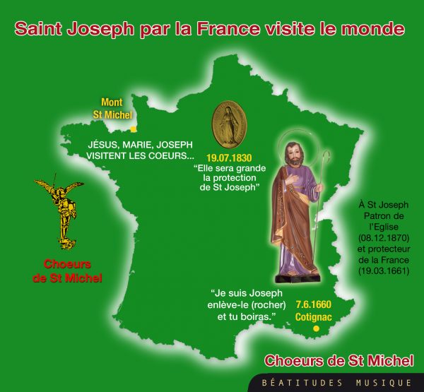 Saint Joseph par la France visite le monde – CD